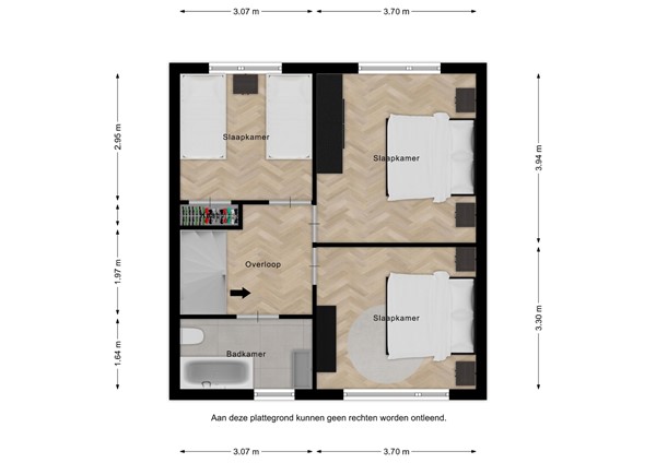 Floorplan - Vinkstraat 19, 4561 KG Hulst